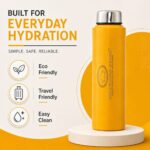SS Bottle 750ML Yellow Colour