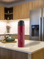 SS Bottle 900 ML Sippar maroon colour - Image 2