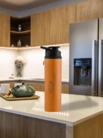 SS Bottle 900ML Orange Colour - Pack of 100 - Image 2