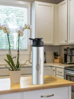 SS Bottle 900ML Sippar matt Finish - Image 2