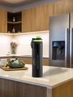 SS Bottle 900ML Sippar Black Colour - Image 2