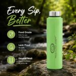 SS Bottle 1000ML Green colour