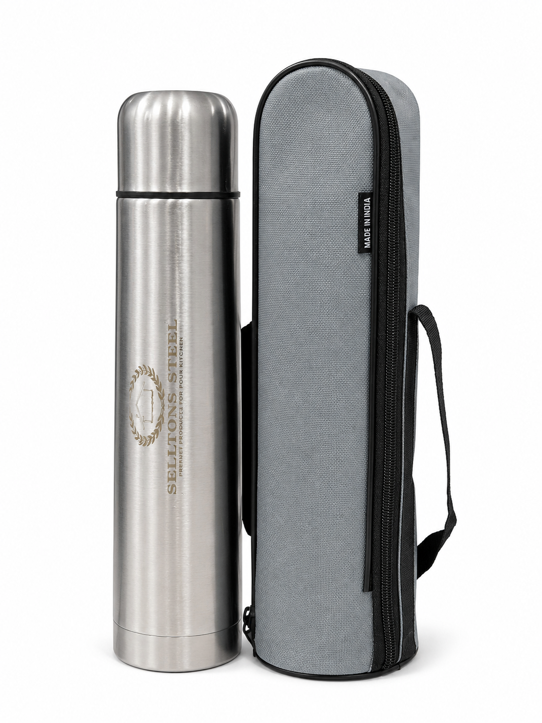 41-thermos-cup-cap-matt-finish-1000ml SS Thermos Cup Cap Matt Finish Bottle 1000ML - Image 1